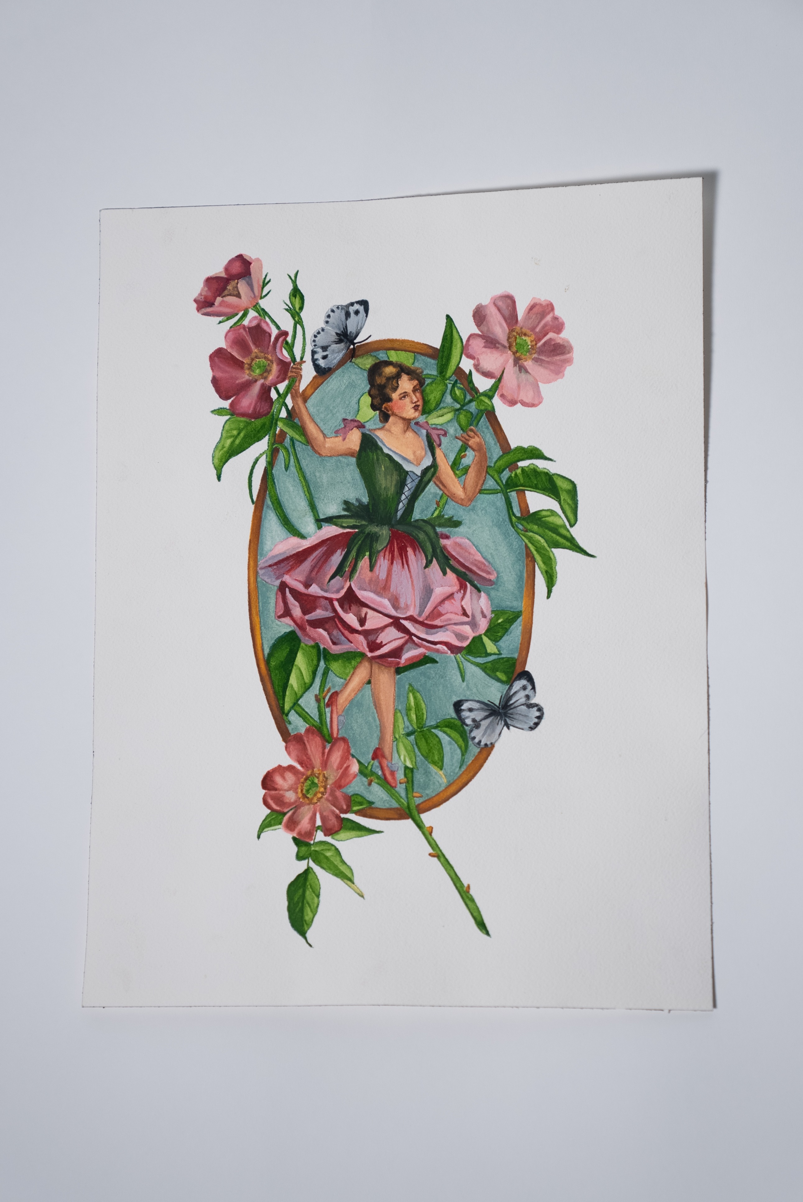 Flower Lady Print - Willow Webber