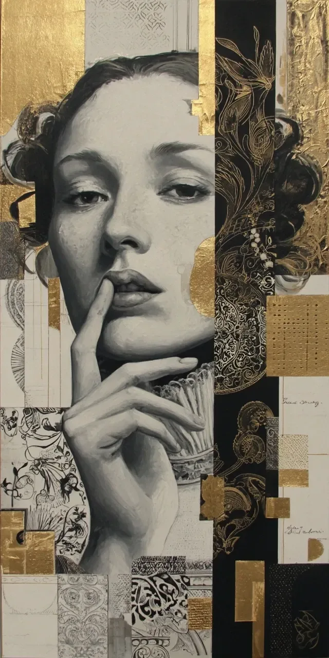 Gilded Gaze I